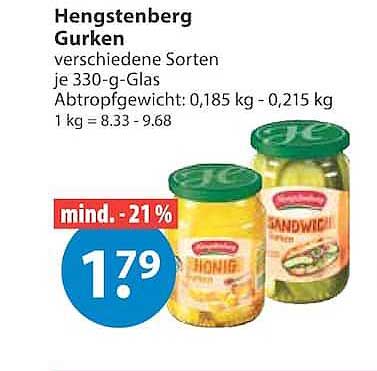 Hengstenberg Gurken