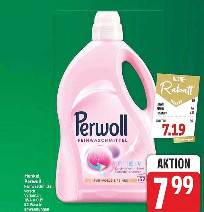 Henkel Perwoll Feinwaschmittel, versch. Varianten