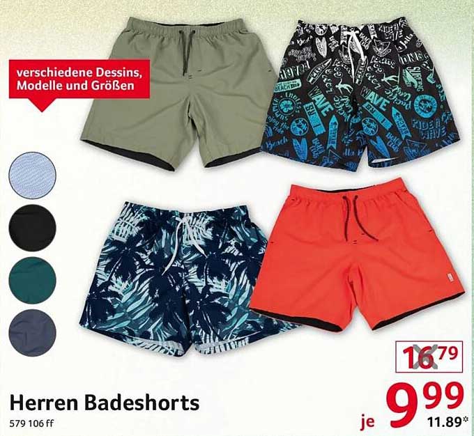 Herren Badeshorts