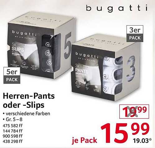 Herren-Pants oder -Slips
