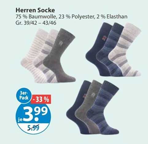 Herren Socke