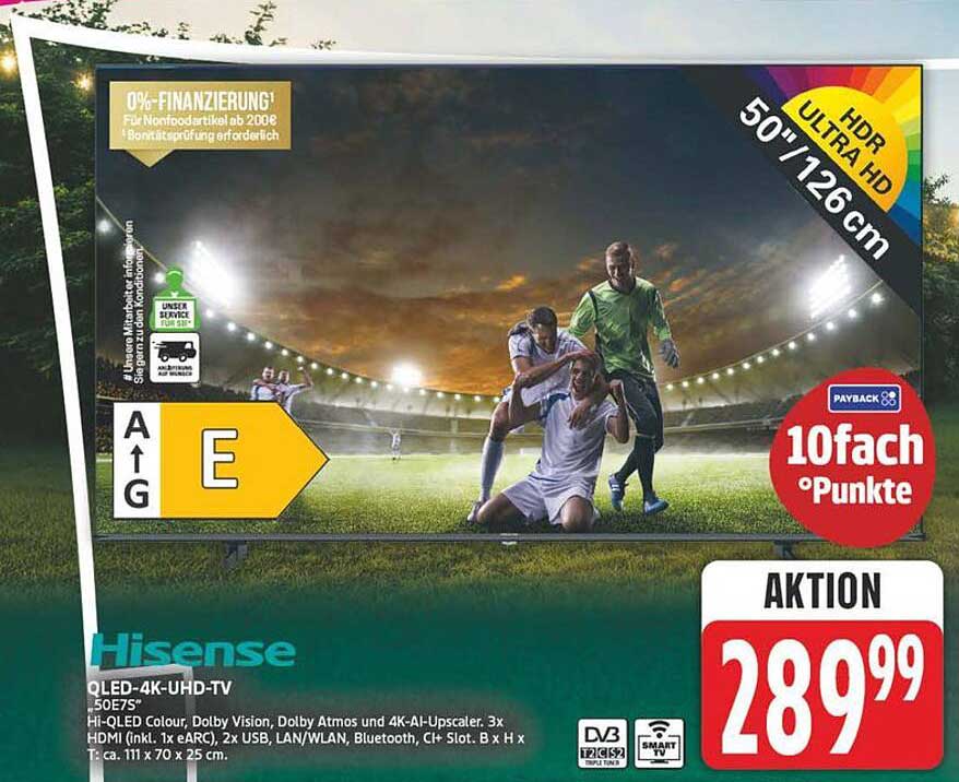 Hisense QLED-4K-UHD-TV 50E7S