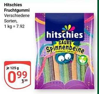 Hitschies Fruchtgummi Verschiedene Sorten, 1 kg = 7.92
