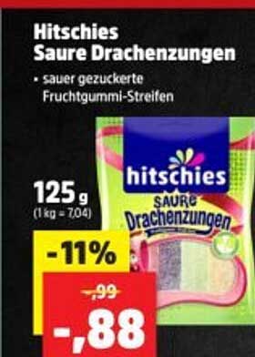 Hitschies Saure Drachenzungen