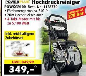 Hochdruckreiniger POWXG9100 Best.-Nr.: 1128370