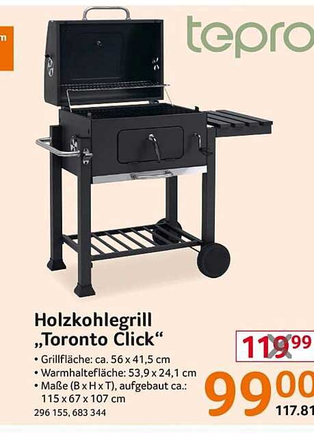 Holzkohlegrill „Toronto Click“