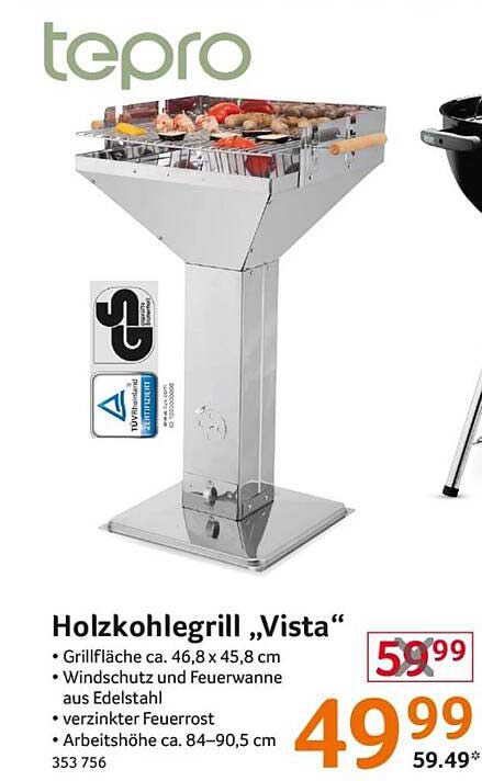 Holzkohlegrill „Vista“