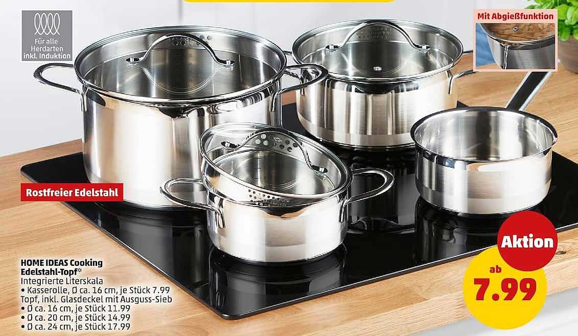 HOME IDEAS Cooking Edelstahl-Topf*