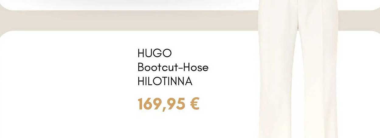 HUGO Bootcut-Hose HILOTINNA