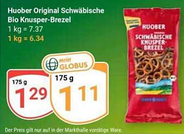 Huober Original Schwäbische Bio Knusper-Brezel