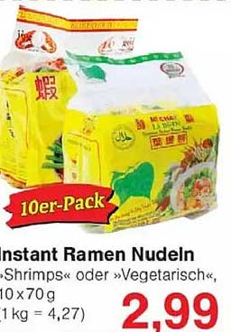 Instant Ramen Nudeln