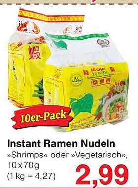 Instant Ramen Nudeln