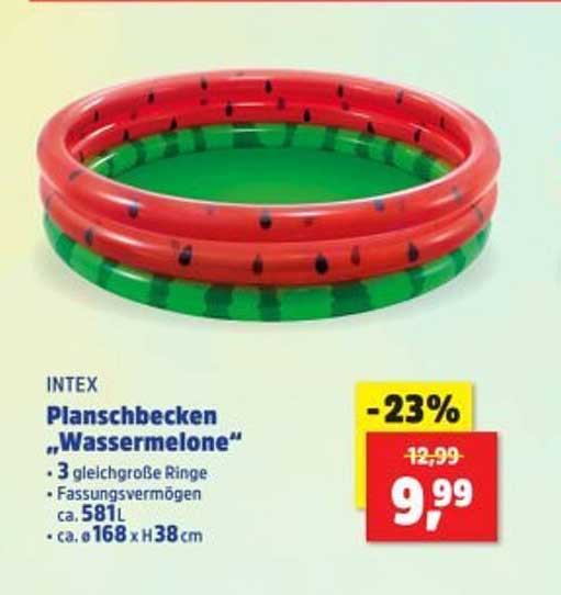 INTEX Planschbecken „Wassermelone“