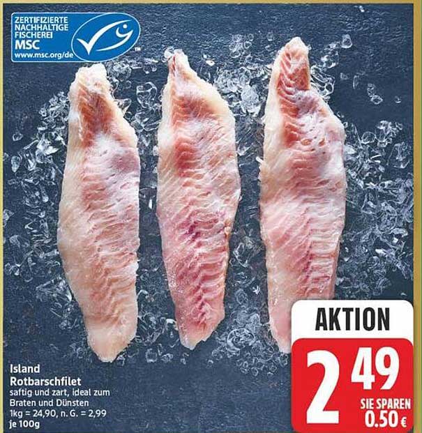 Island Rotbarschfilet