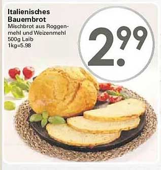 Italienisches Bauernbrot