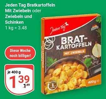 Jeden Tag Bratkartoffeln Mit Zwiebeln oder Zwiebeln und Schinken