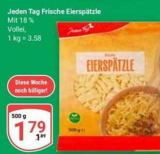Jeden Tag Frische Eierspätzle