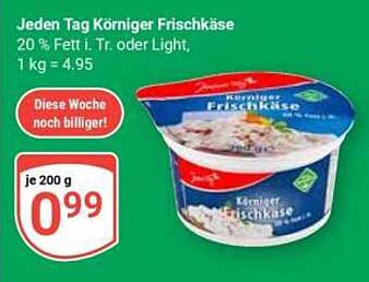 Jeden Tag Körniger Frischkäse