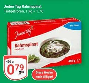 Jeden Tag Rahmspinat