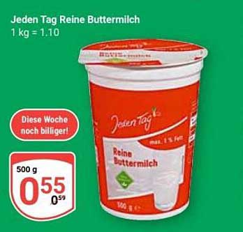 Jeden Tag Reine Buttermilch