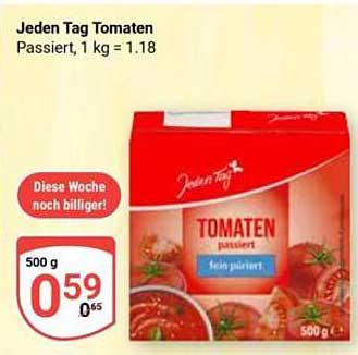 Jeden Tag Tomaten Passiert, 1 kg = 1.18