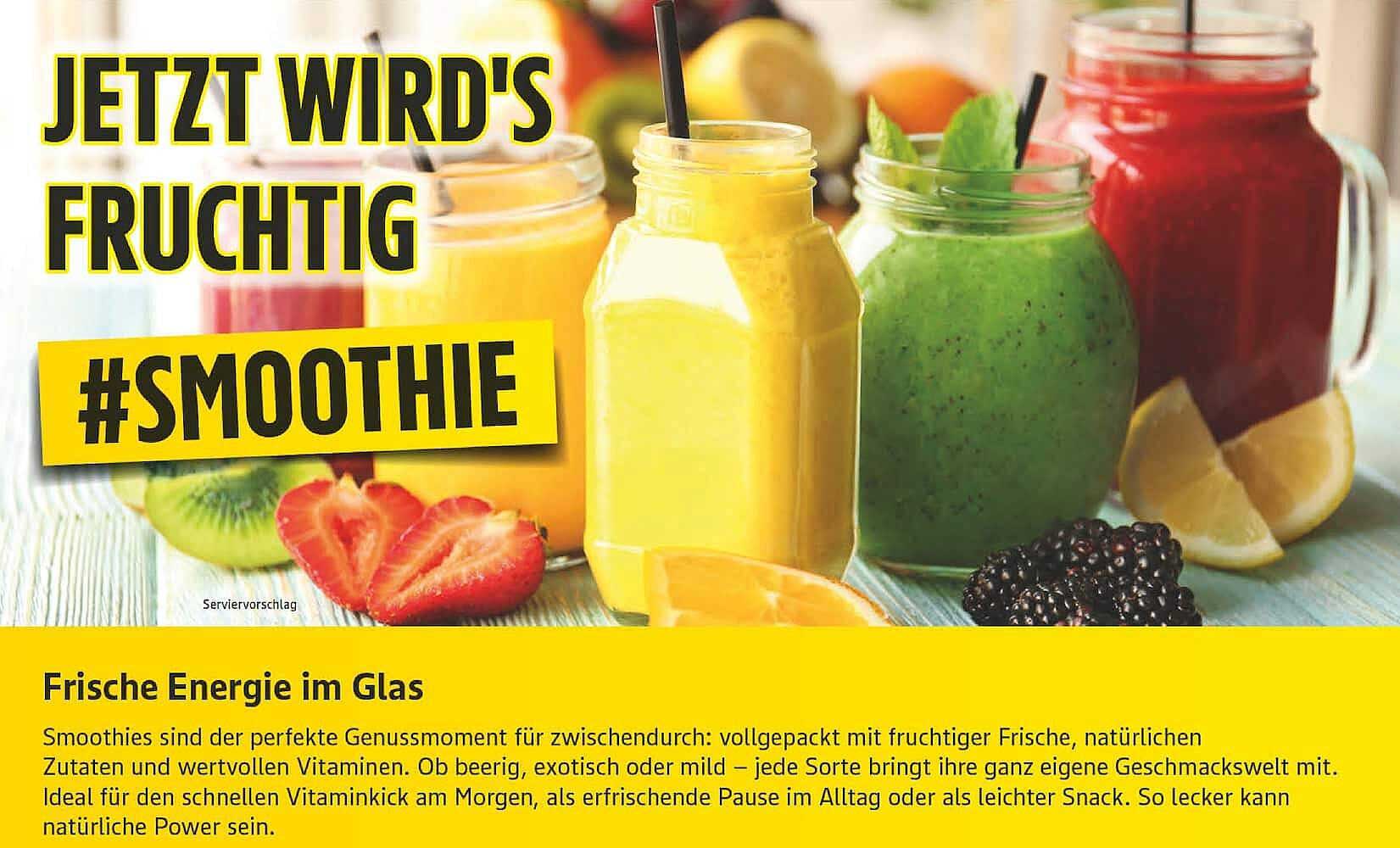 JETZT WIRD'S FRUCHTIG #SMOOTHIE