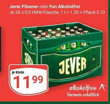 Jever Pilsener oder Fun Alkoholfrei