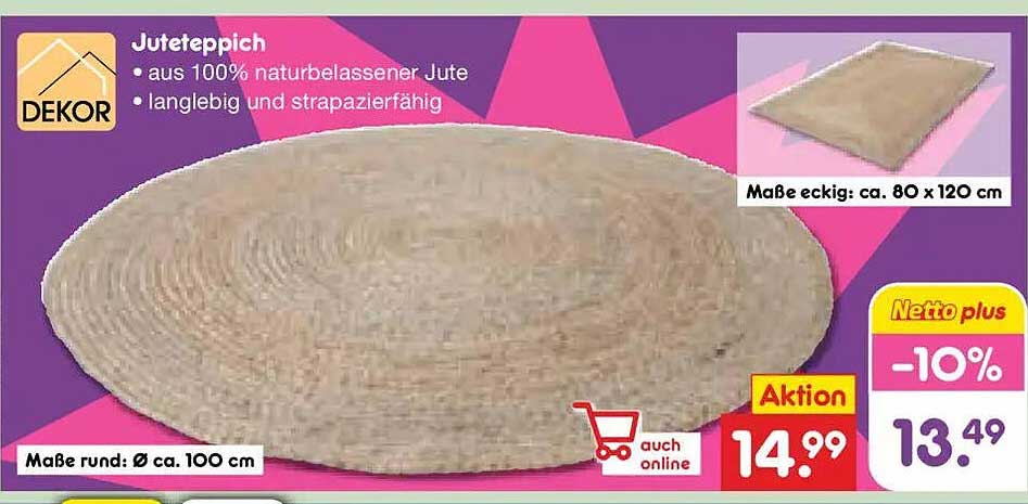 Juteteppich