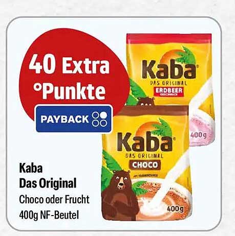 Kaba Das Original Choco oder Frucht 400g NF-Beutel
