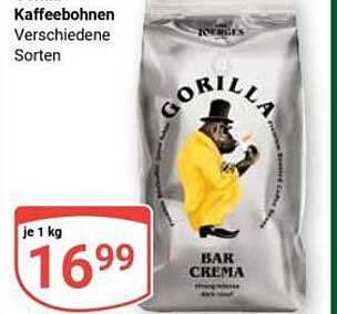 Kaffeebohnen Verschiedene Sorten