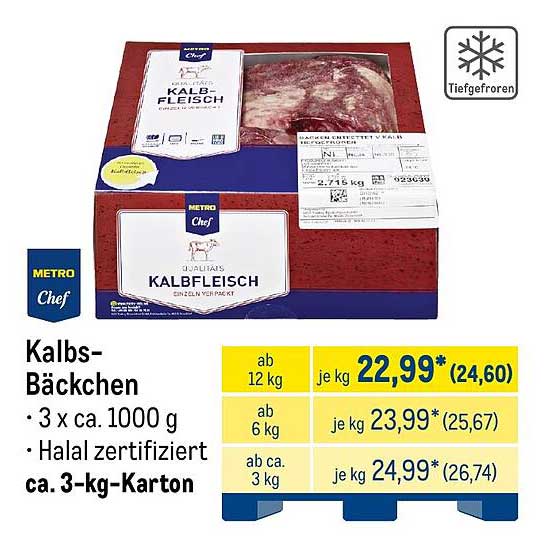 Kalbs-Bäckchen