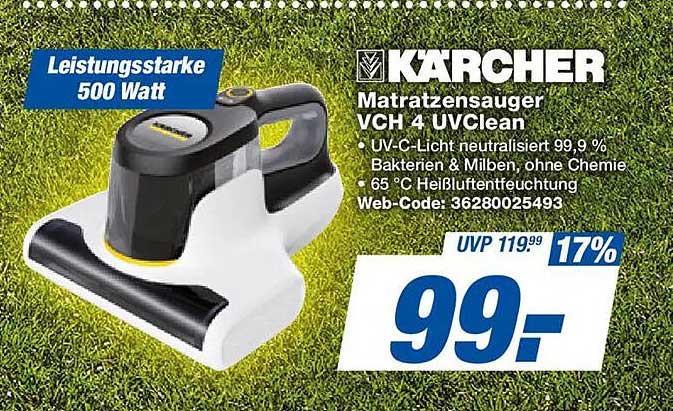 KÄRCHER Matratzensauger VCH 4 UVClean