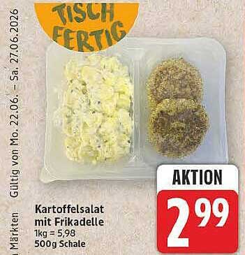 Kartoffelsalat mit Frikadelle