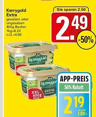 Kerrygold Extra gesalzen oder ungesalzen 400g Becher