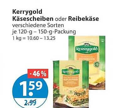 Kerrygold Käsescheiben oder Reibekäse