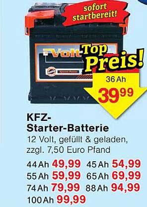 KFZ-Starter-Batterie