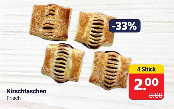 Kirschtaschen Frisch