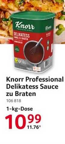 Knorr Professional Delikatess Sauce zu Braten 1-kg-Dose