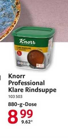 Knorr Professional Klare Rindsuppe