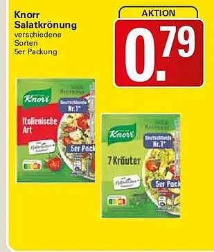 Knorr Salatkrönung verschiedene Sorten 5er Packung