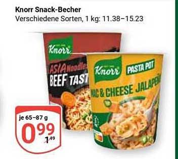Knorr Snack-Becher