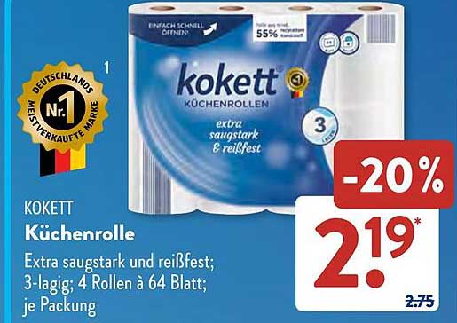 KOKETT Küchenrolle