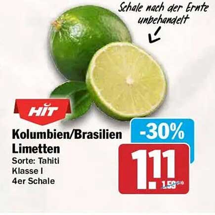 Kolumbien/Brasilien Limetten