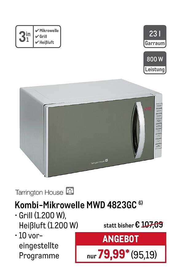 Kombi-Mikrowelle MWD 4823GC
