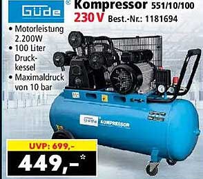 Kompressor 551/10/100 230 V