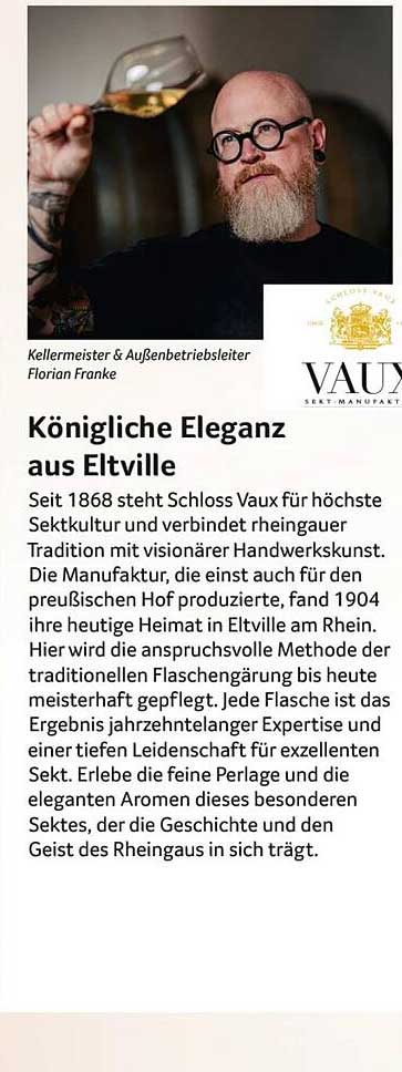 Königliche Eleganz aus Eltville