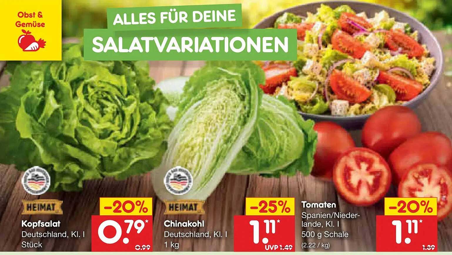 Kopfsalat Deutschland, Kl. I Stück
