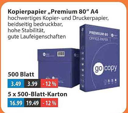Kopierpapier „Premium 80