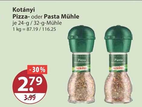 Kotányi Pizza- oder Pasta Mühle