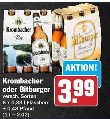 Krombacher oder Bitburger